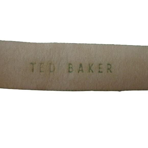 Ted Baker green snake leather belt 29-33\